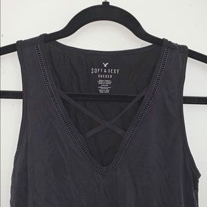 New American Eagle criss cross front tank